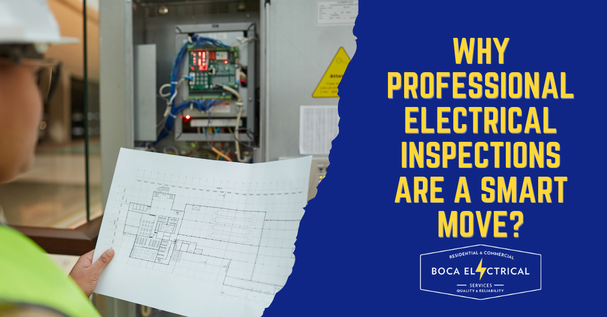 image of an engineer with an electrical plan checking the panel