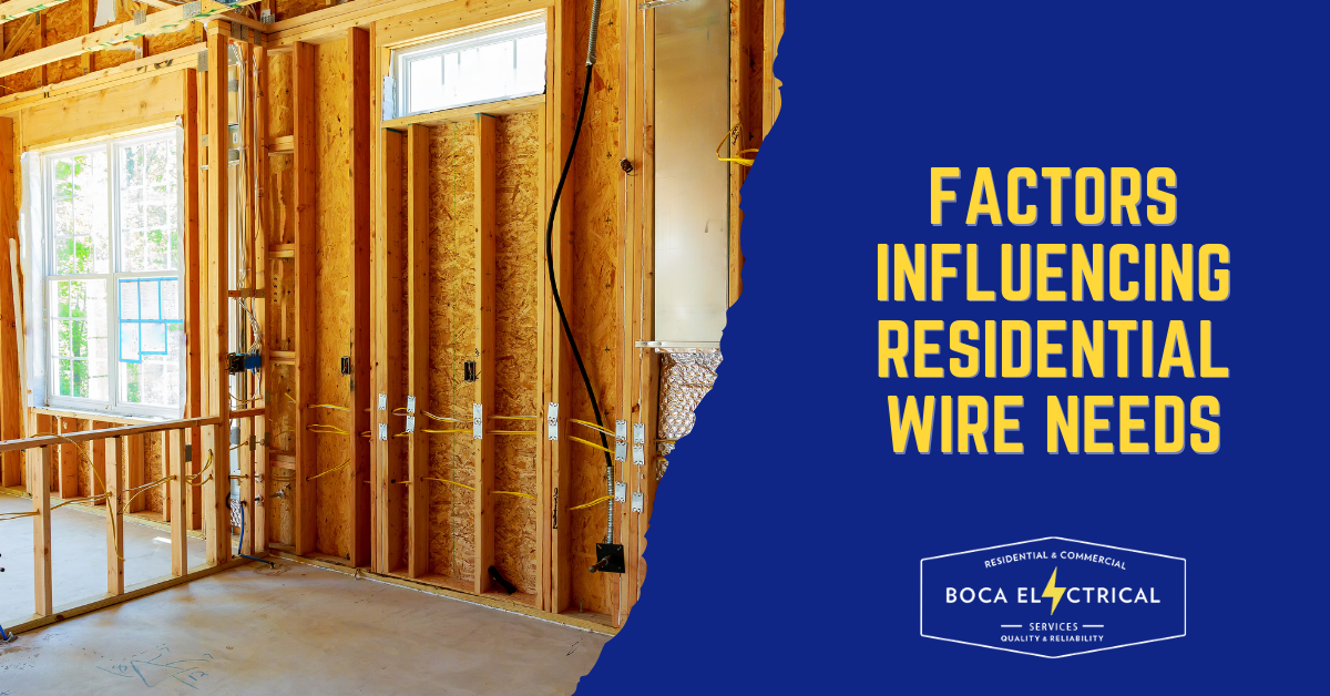 residential home installation of wires