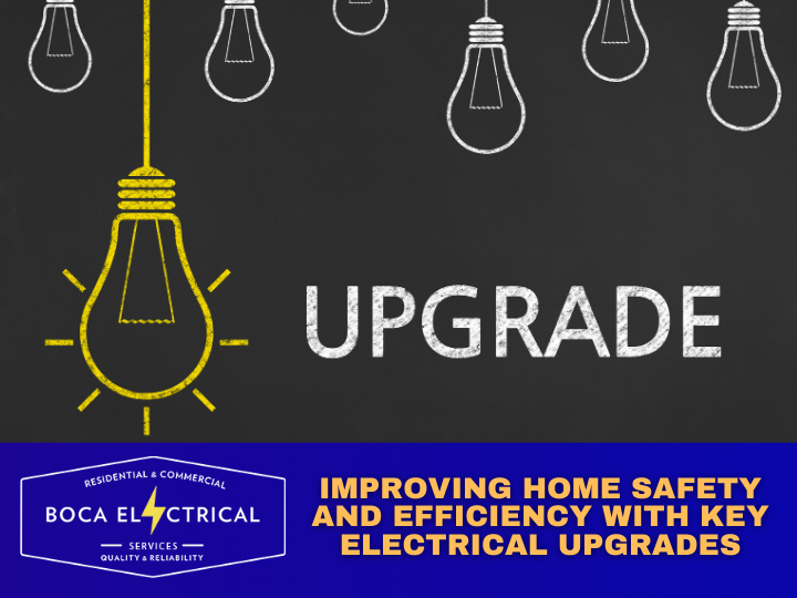 image of light bulbs with the word upgrade